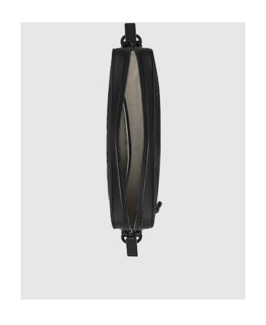 Gucci Rubber-effect Small Crossbody Bag In Black
