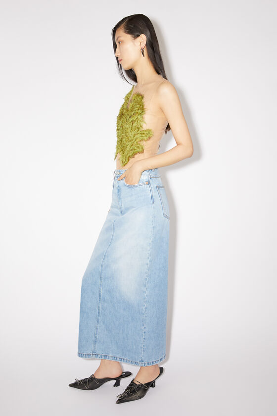 ACNE STUDIOS HIGH-WAISTED DENIM MAXI SKIRT 
