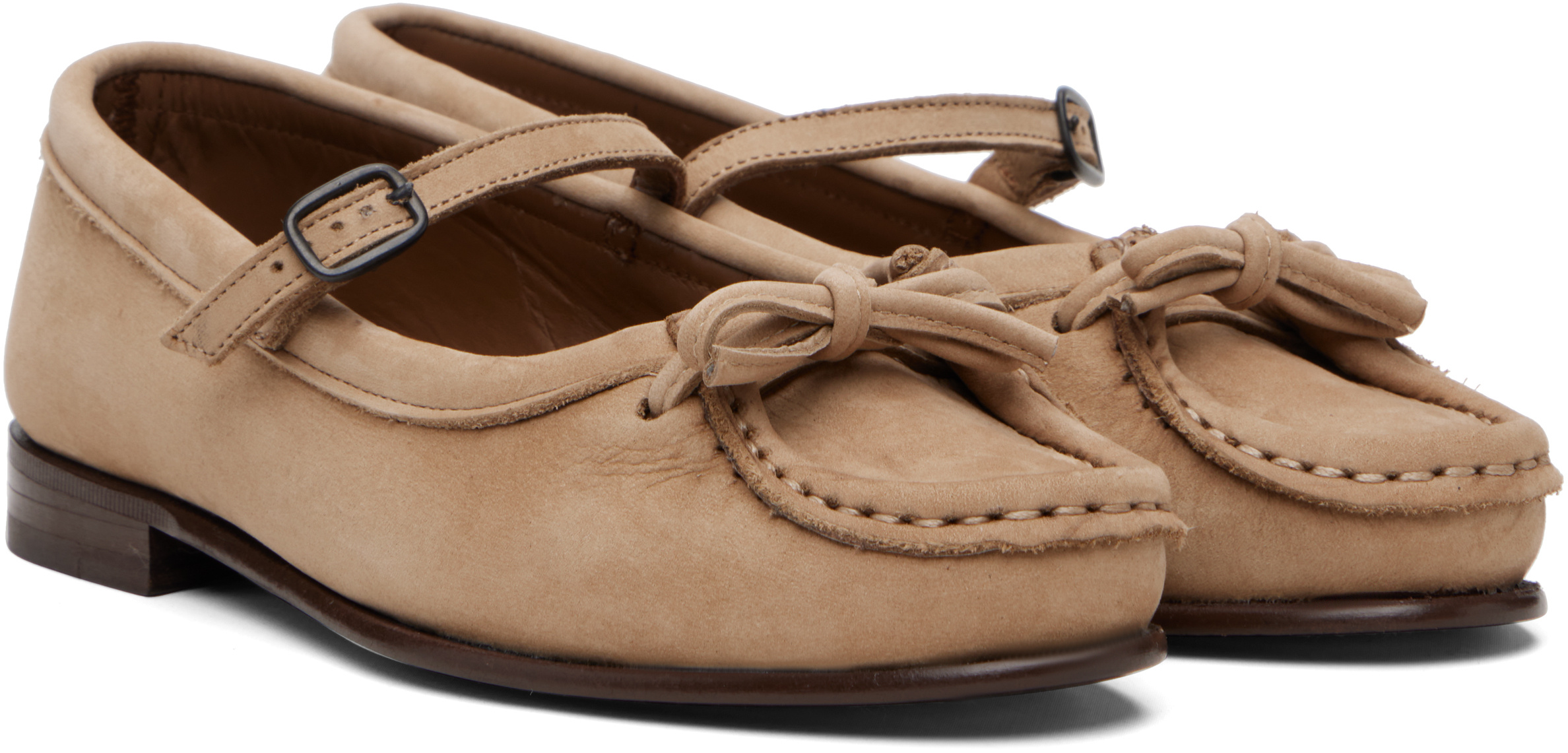 Hereu Round-toe Casual Shoes In Brown