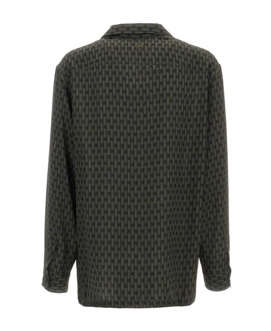 Etro Floral Print Long-sleeved Shirt In Multicolor
