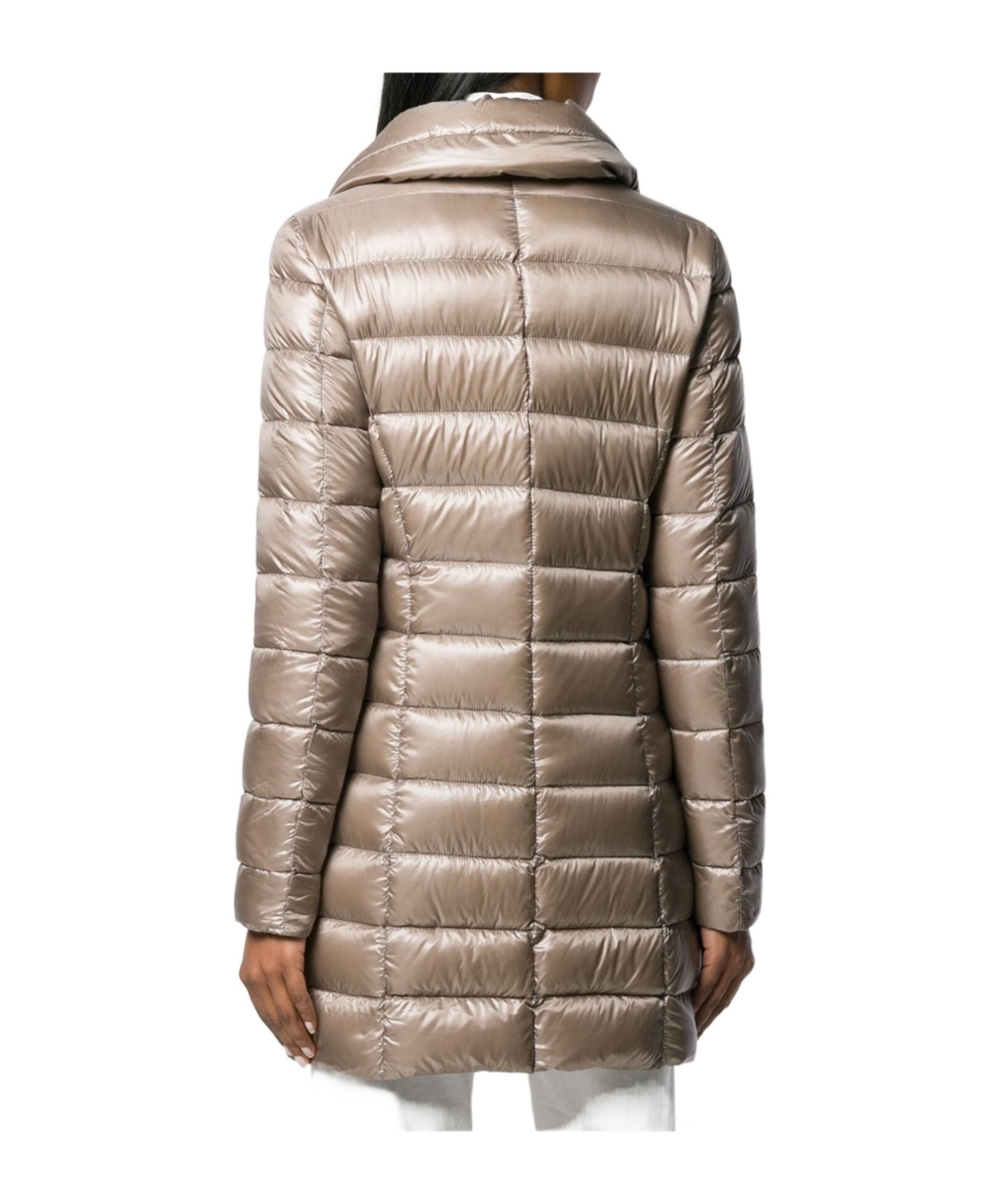 Herno Maria Zipped Jacket In Nude