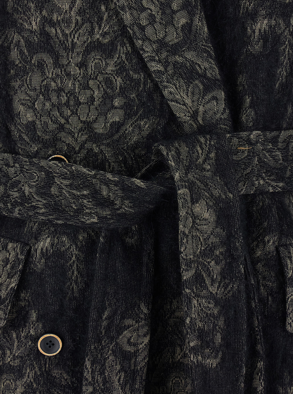 Uma Wang Cicero Coat In Black