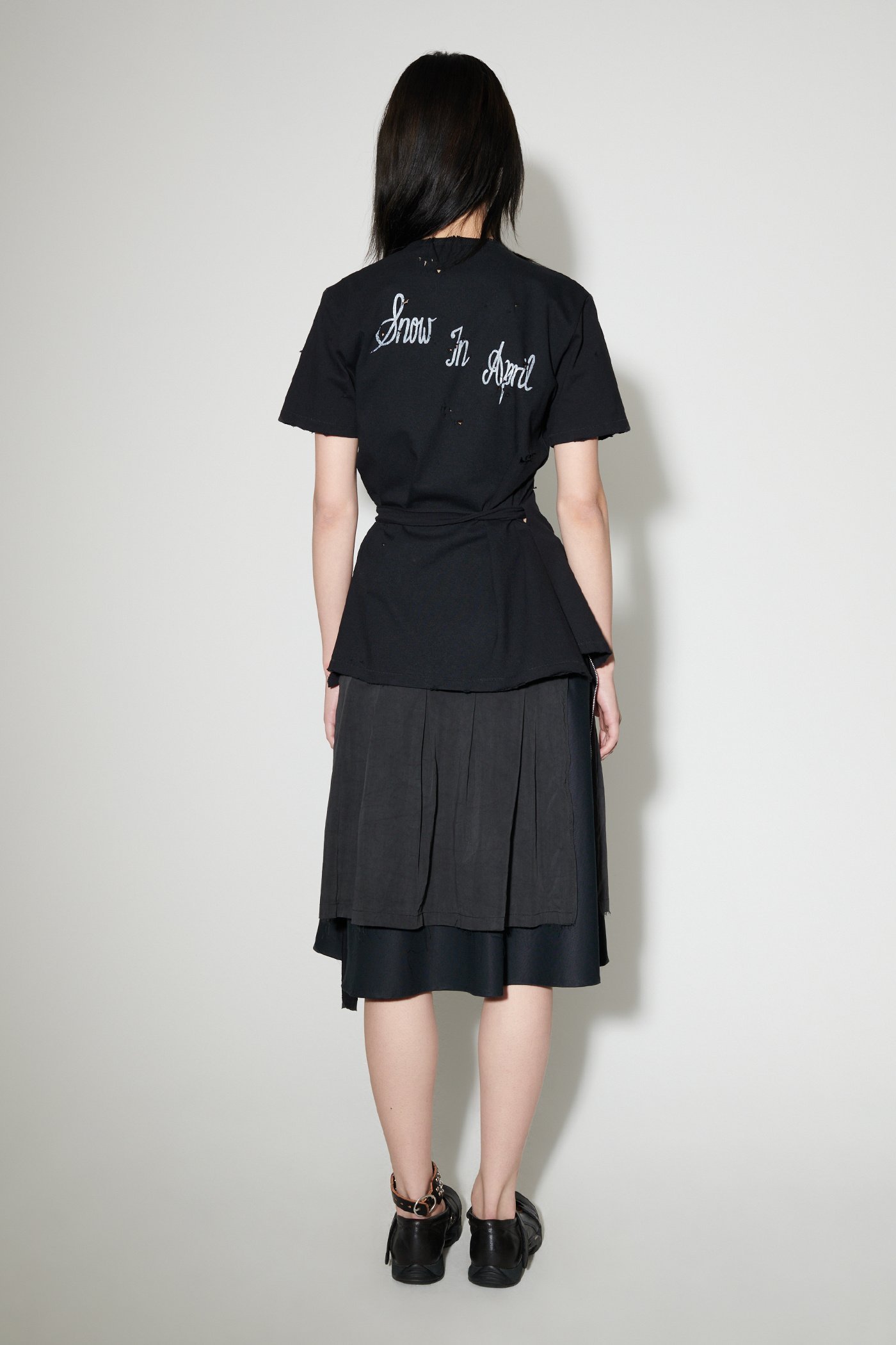 Our Legacy Black Wrap T-shirt In Black