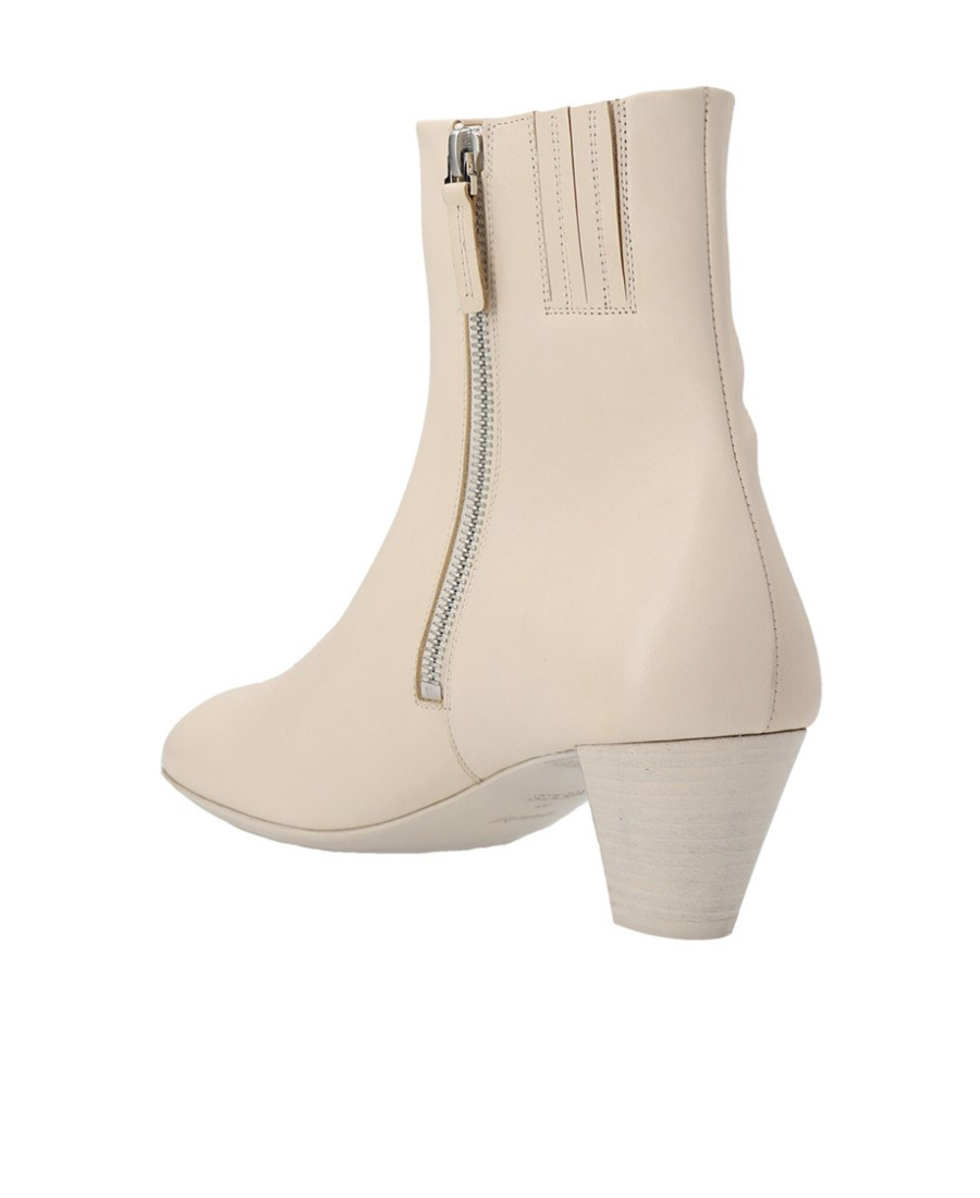 Marsèll Round Toe Ankle Boots In Neutral