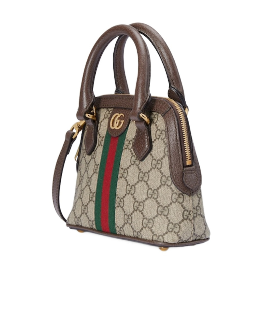 Gucci Mini Ophidia Gg Supreme Top-handle Bag In Multicolor