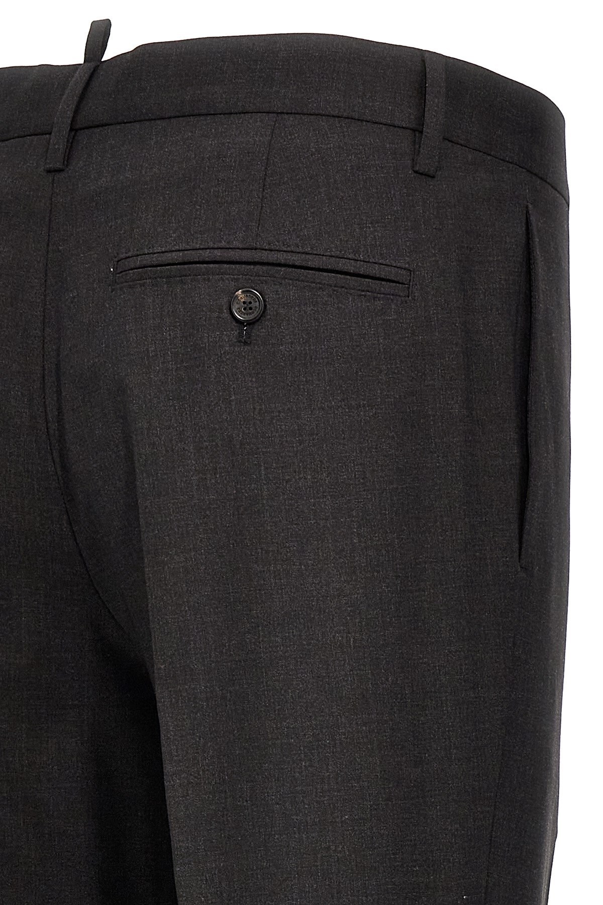 Dsquared2 Tailored Wool Suit Set Pockets In Black