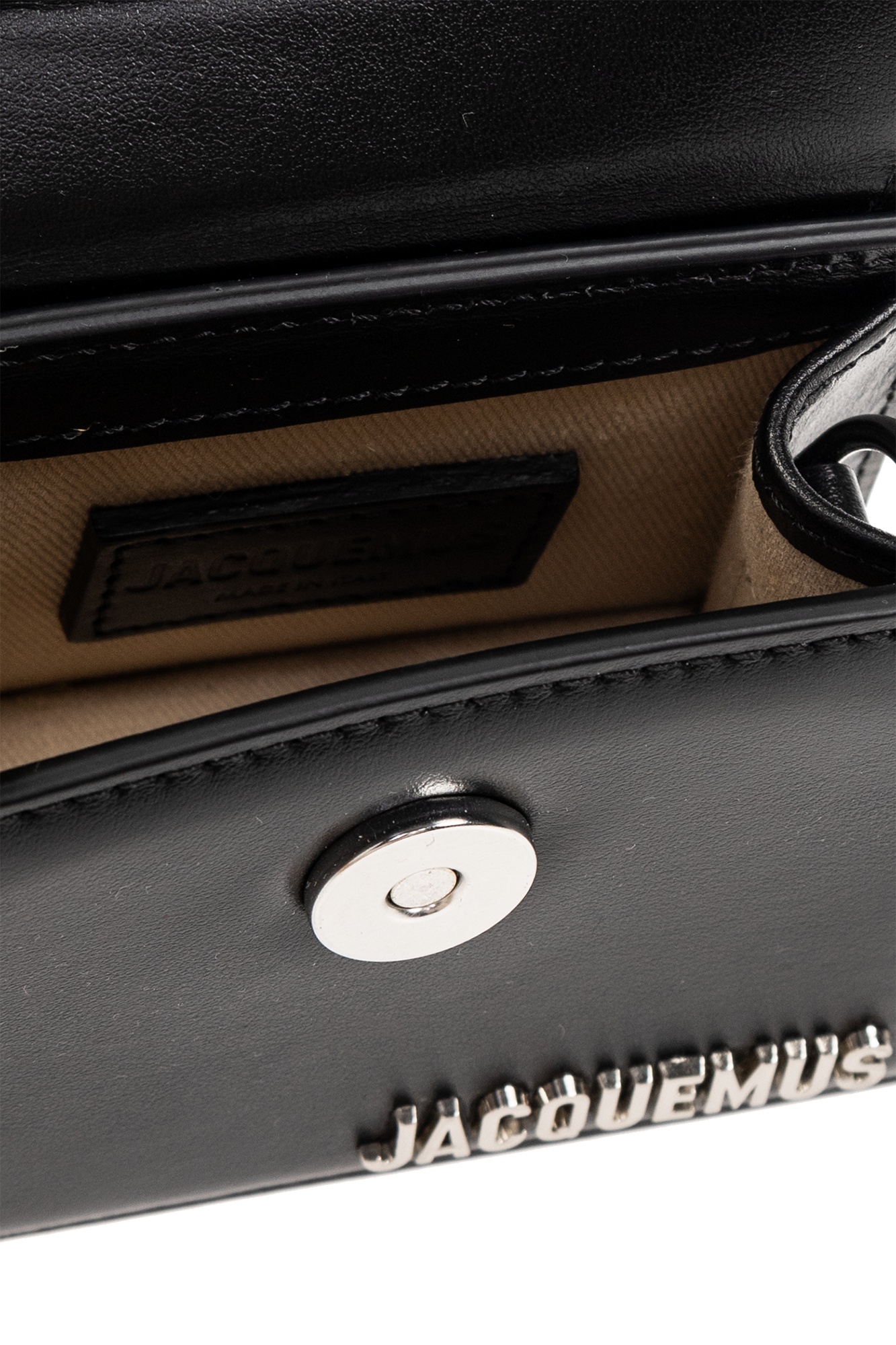 Jacquemus Le Chiquito Logo Plaque Mini Crossbody Bag In Black