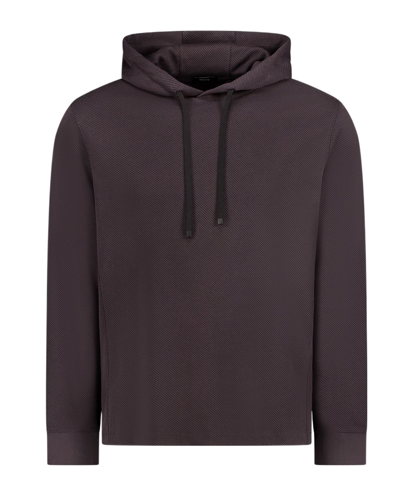 Theory Long-sleeved Sweater In Neutral Carbon Gray