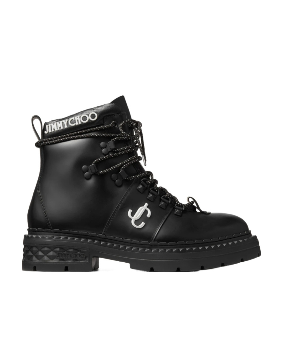 Jimmy Choo Marlow Hiking Boots In Black