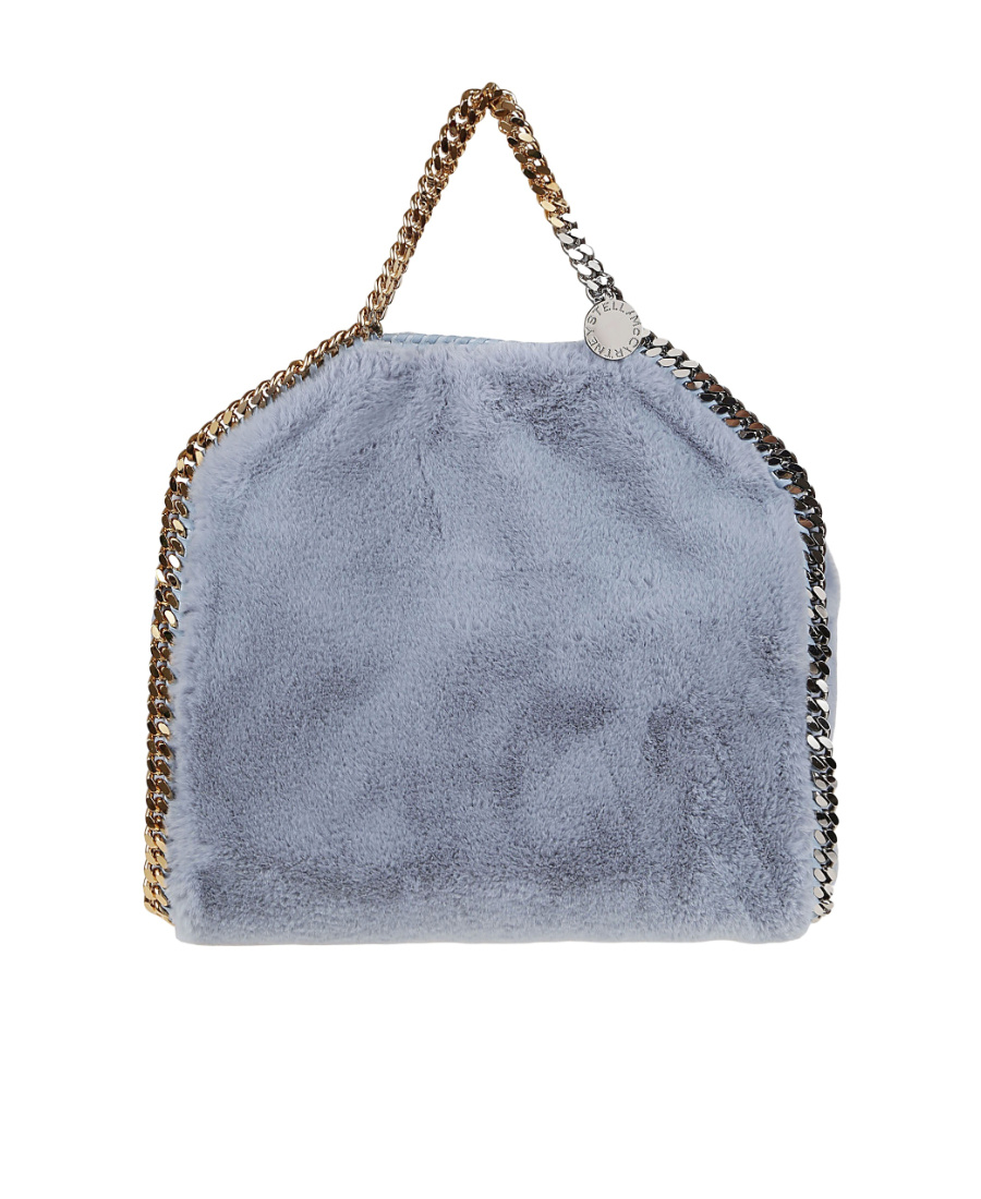 Stella Mccartney Falabella Chain Linked Tote Bag In Blue