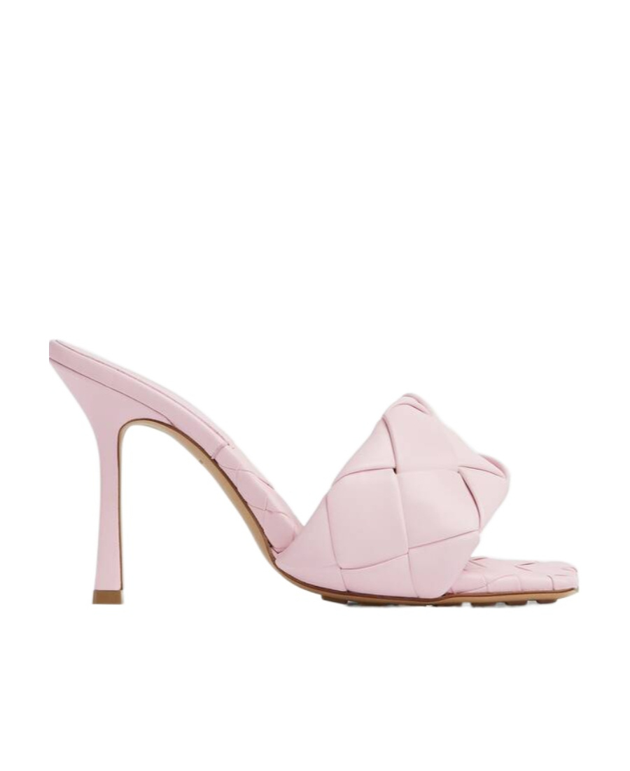 Bottega Veneta Lido 90mm Leather Mules In Pink