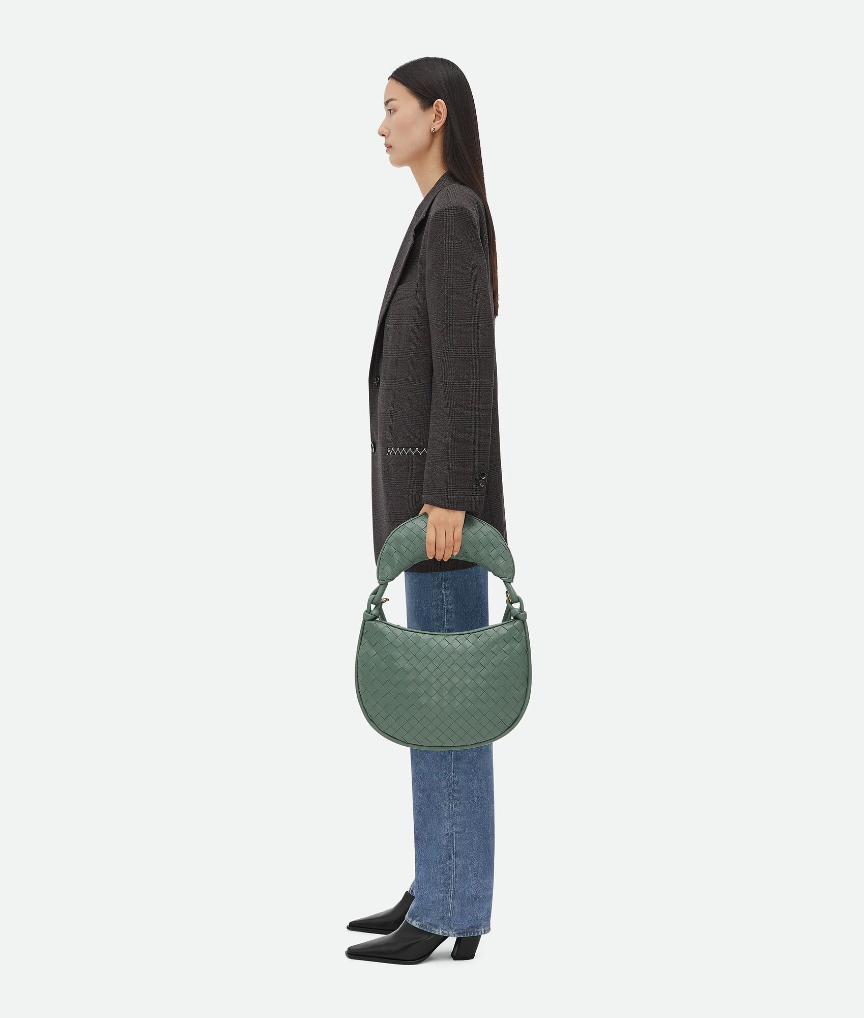 Bottega Veneta Medium Gemelli Bag In Green