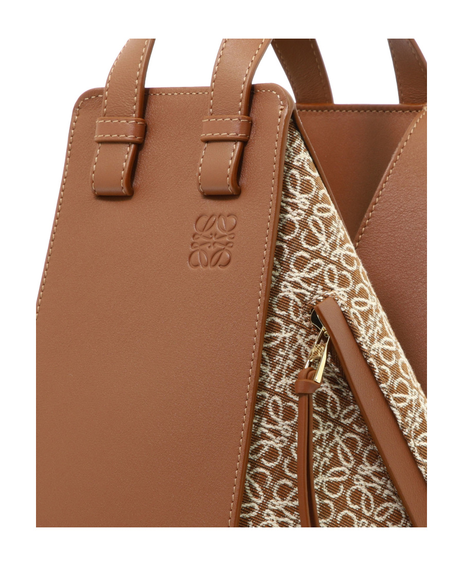 Loewe Small Hammock Shoulder Bag In Brown