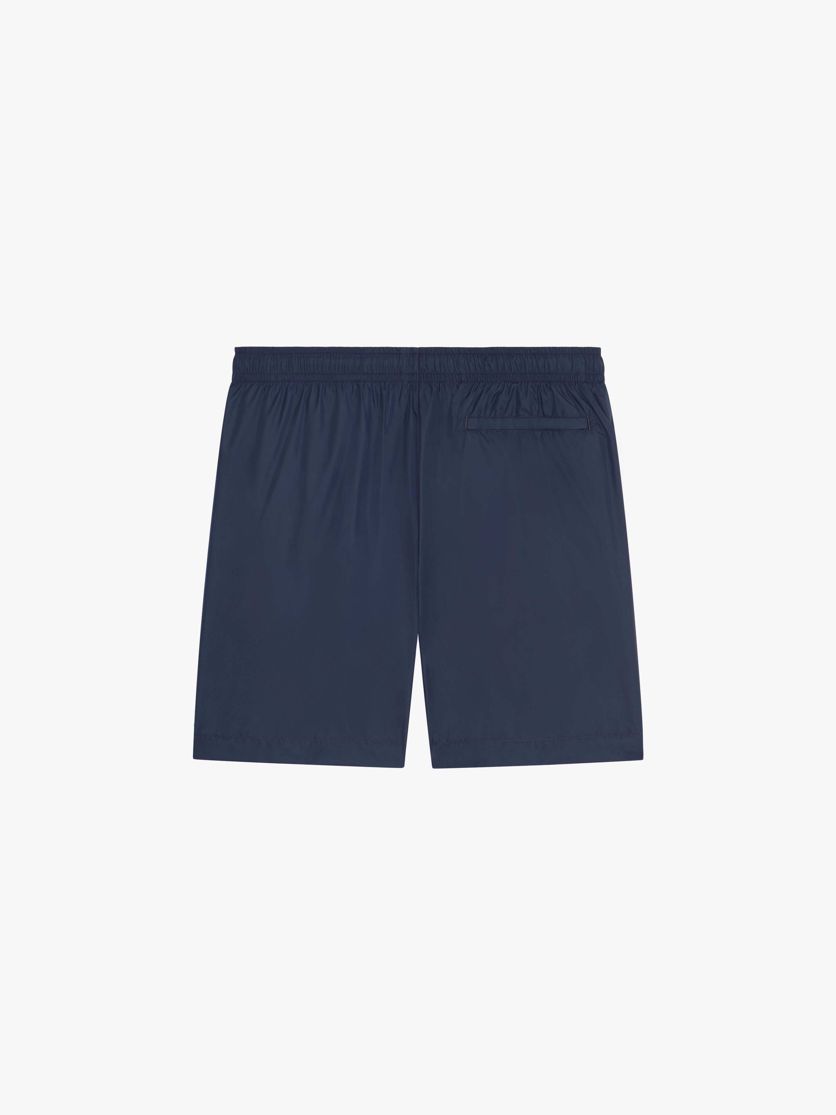 Givenchy Loose Waist Swimming Trunks In Blue