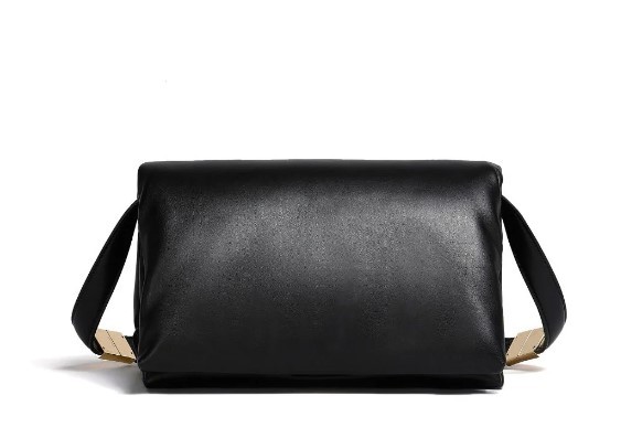 Marni New Prisma Medium Shoulder Bag In Black
