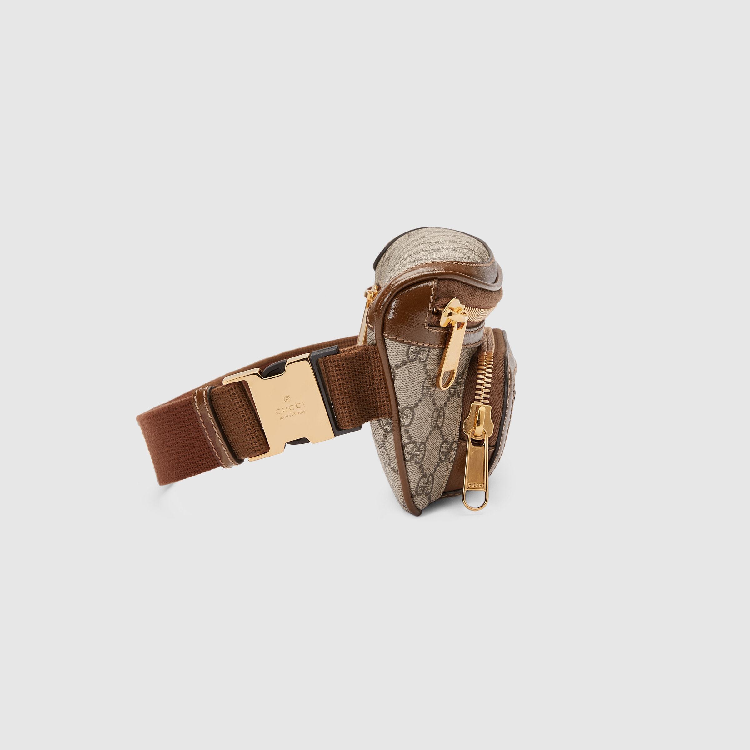 Gucci Interlocking G Belt Bag In Brown