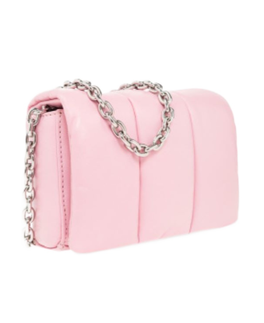 Stand Studio Quilted Leather Satchel Bag In White