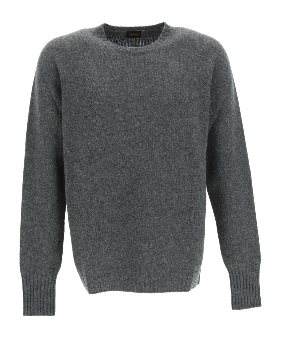 Drumohr Fine Knit Sweater In Gray