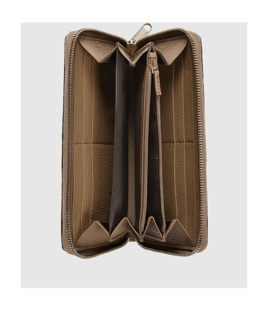 Gucci Interlocking G Debossed Wallet In Brown