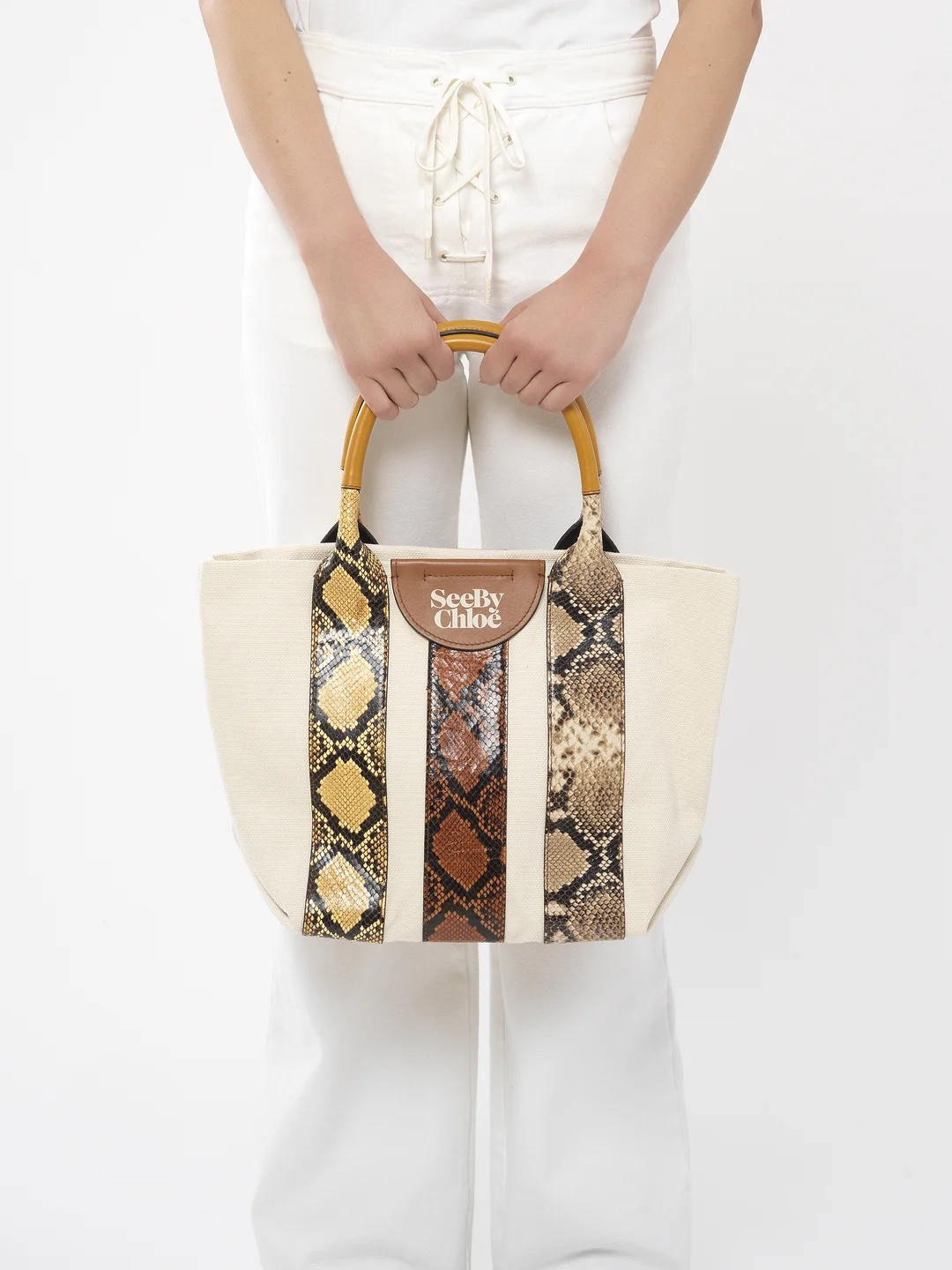 See By Chloé Laetizia Small Handbag In Nude