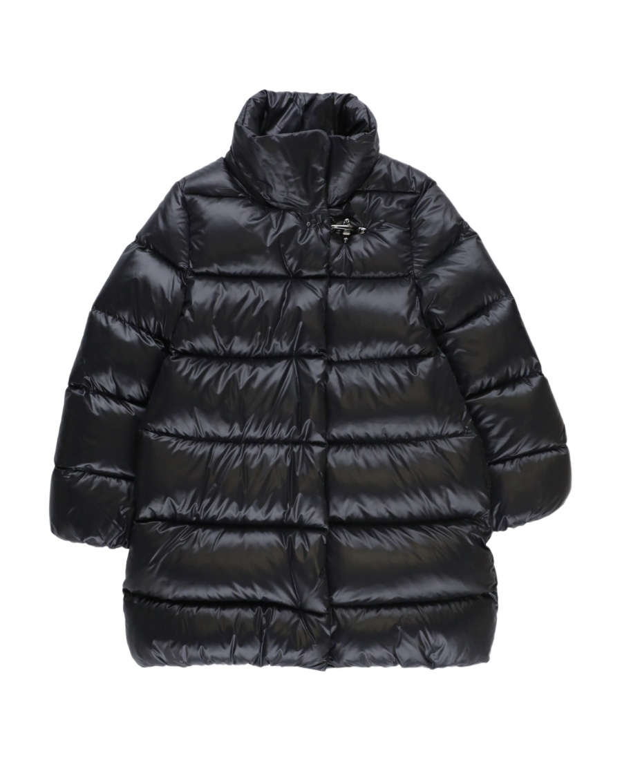 Fay Stand-up Collar Padded Coat In Black