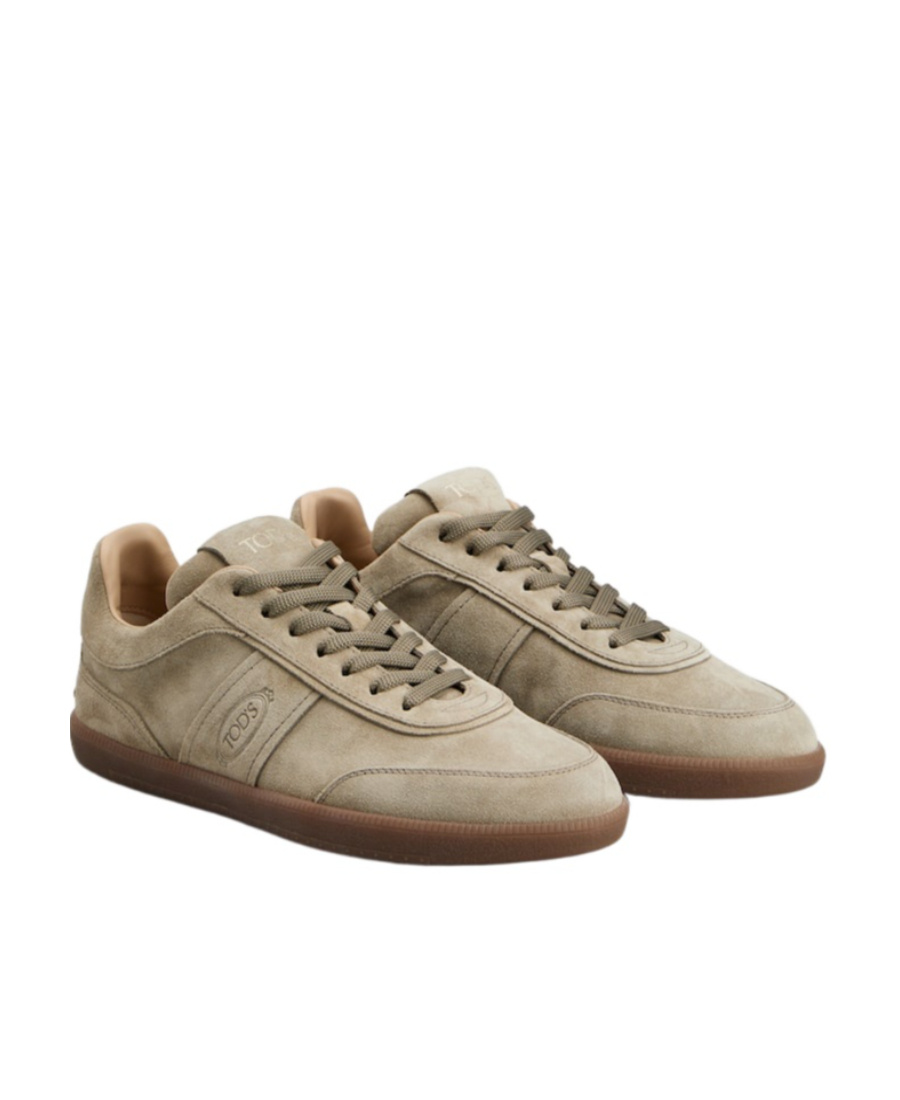 Tod's Panelled Low-top Sneakers In Brown