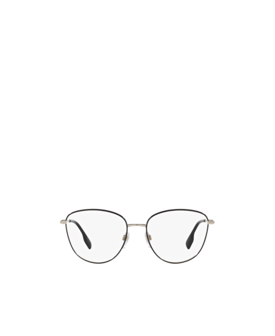 Burberry Logo-lettering Round-frame Glasses In White