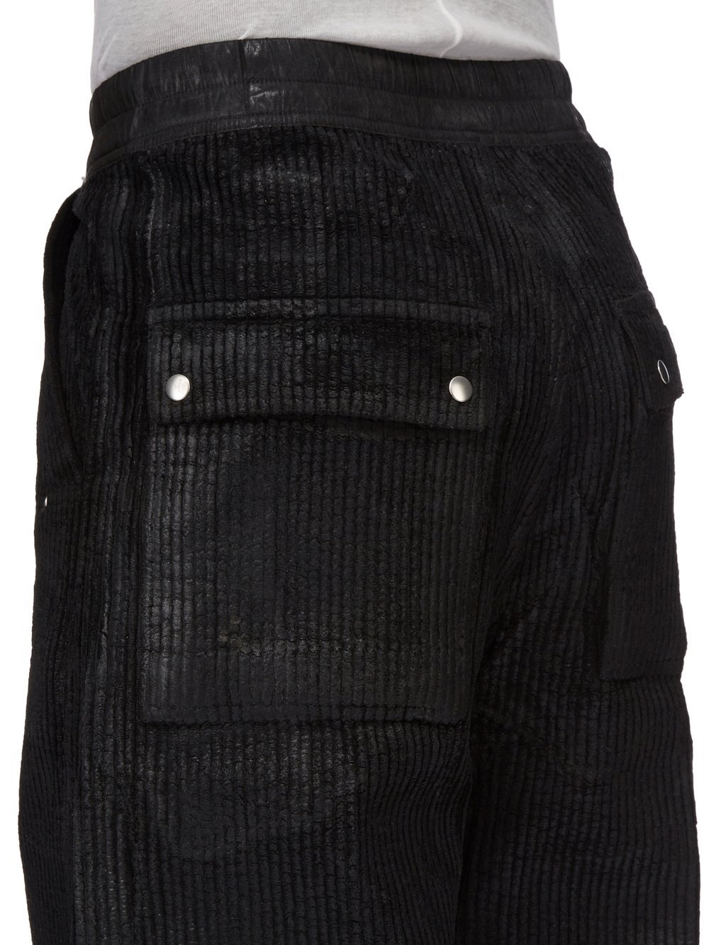 Rick Owens Drkshdw Corduroy Casual Pants In Black