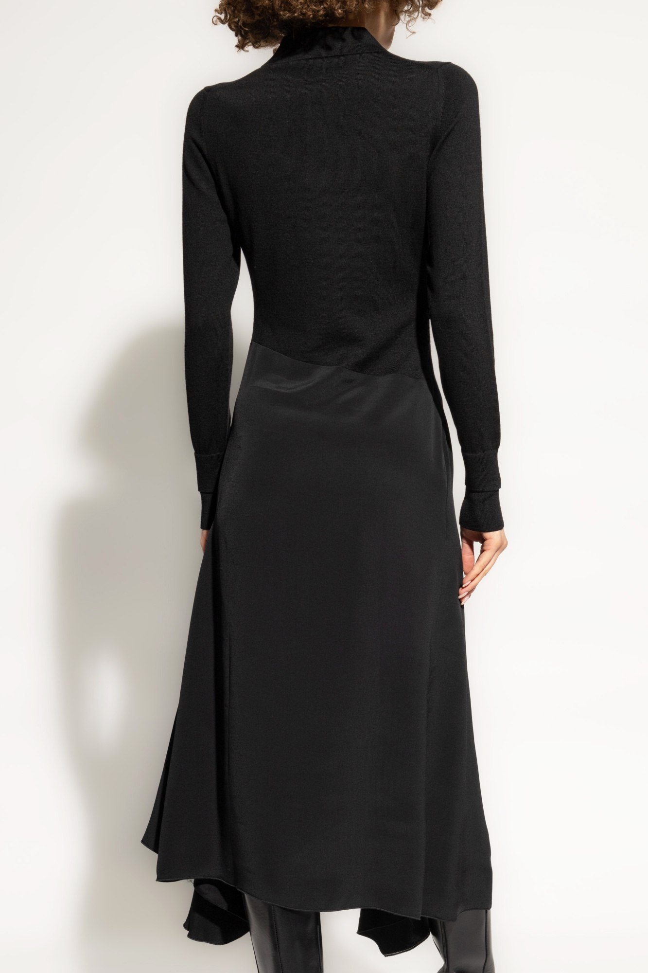 VICTORIA BECKHAM ASYMMETRIC MIDI DRESS