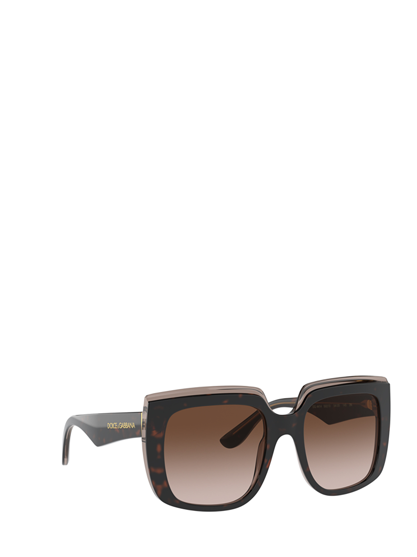 Dolce & Gabbana Tortoiseshell-effect Square-frame Sunglasses In Black