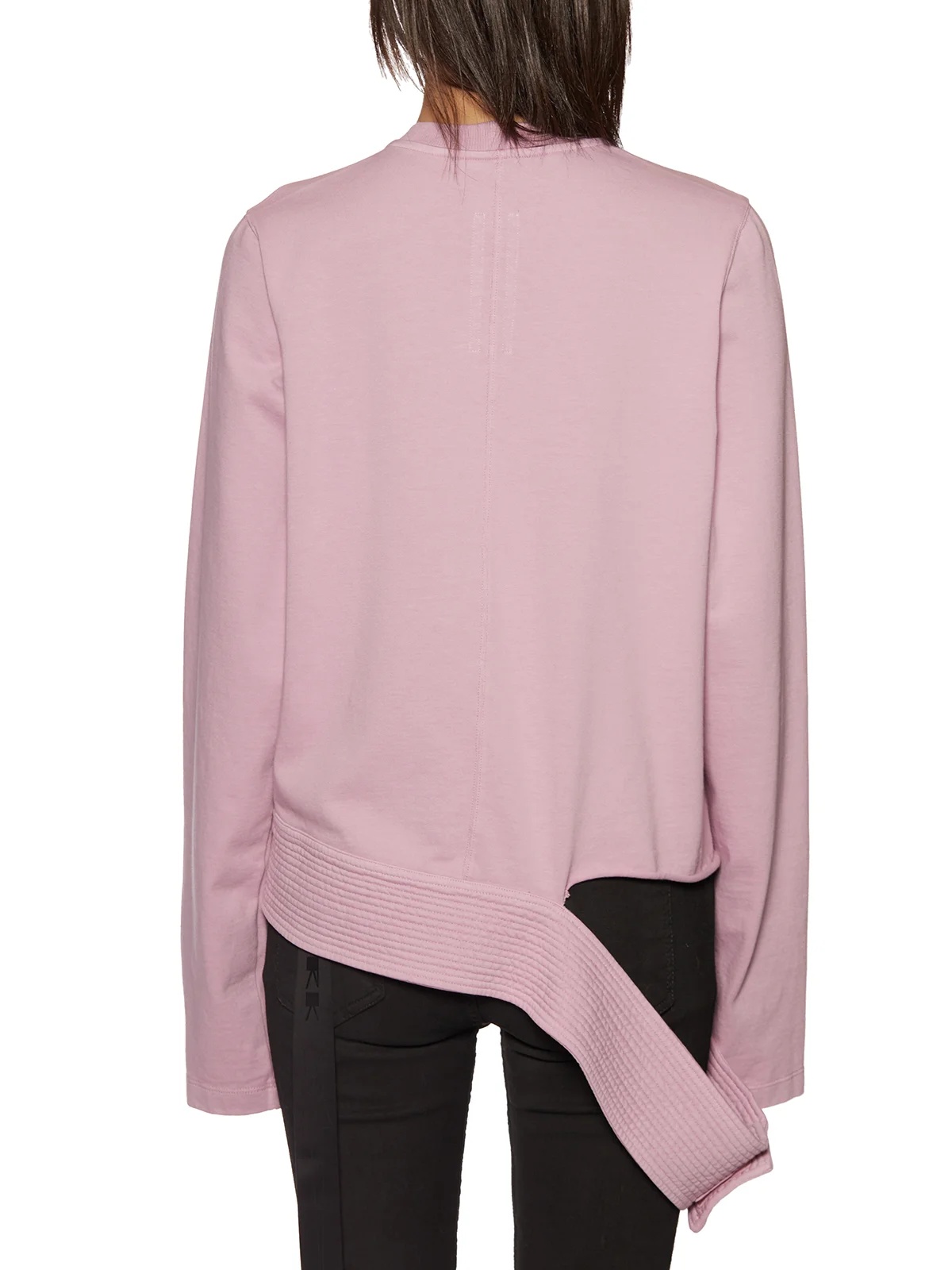 Rick Owens Drkshdw Damage Effect Sweater In Pink