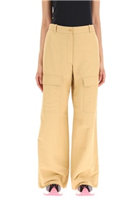 Stella Mccartney Straight-leg Cargo Pants In Nude