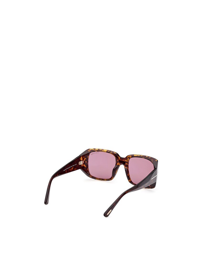 Tom Ford Ryder-02 W Ft1035 52y Square Sunglasses In Pink