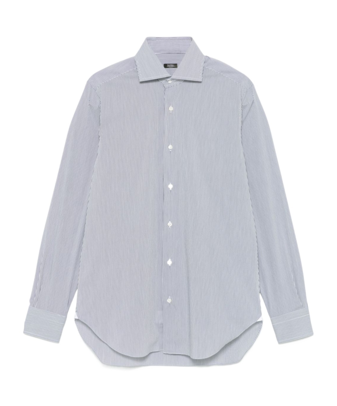 Barba Napoli Striped Shirt In Gray