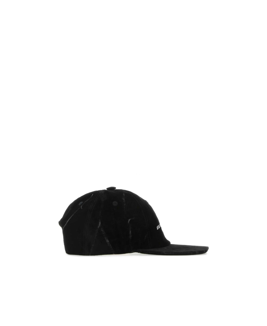 Stella Mccartney Logo Embroidered Baseball Cap In Black