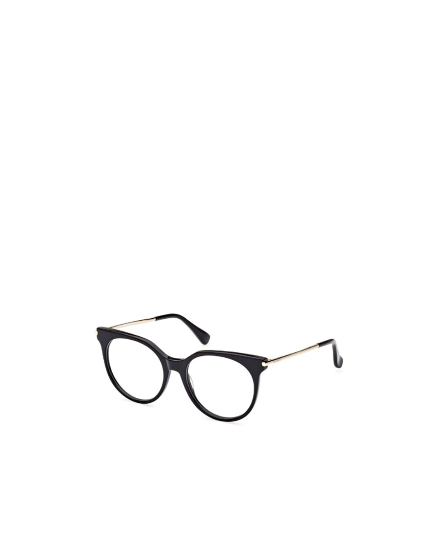 Max Mara Round Frame Glasses In Black