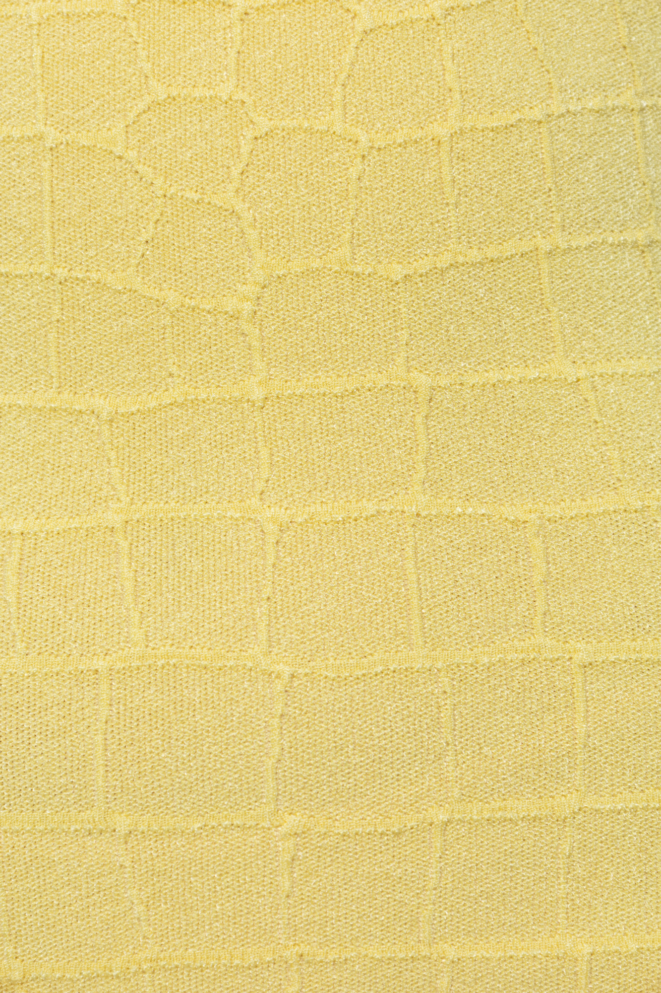 Jacquemus Scala Knitted Minidress In Yellow