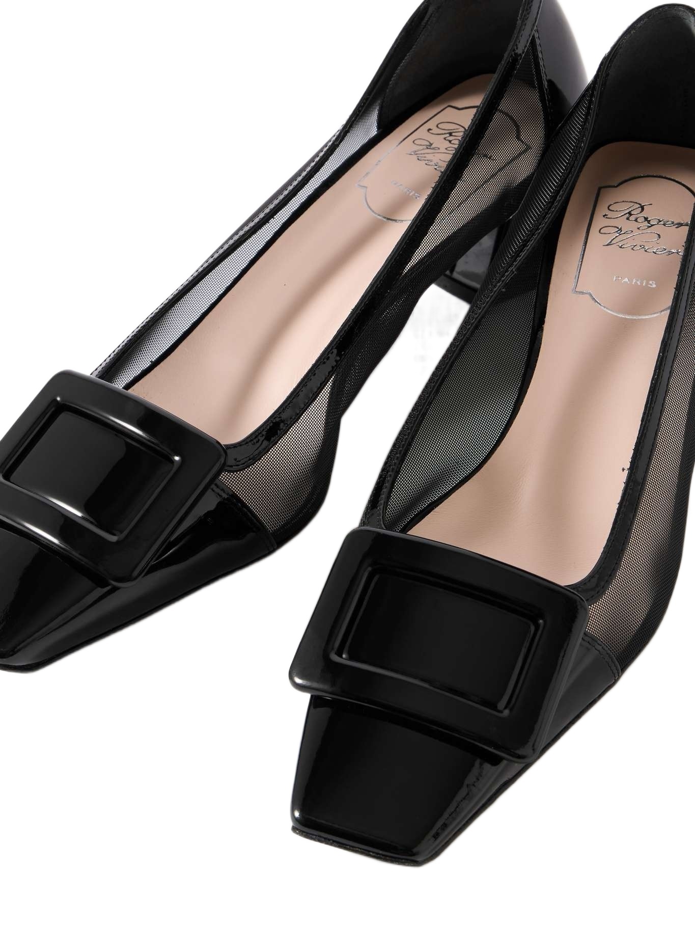 ROGER VIVIER BELLE VIVIER PUMPS IN PATENT LEATHER