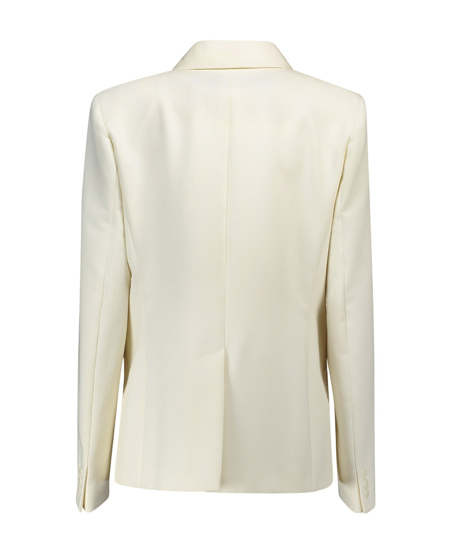 Weekend Max Mara Single-breasted Suit Jacket In White