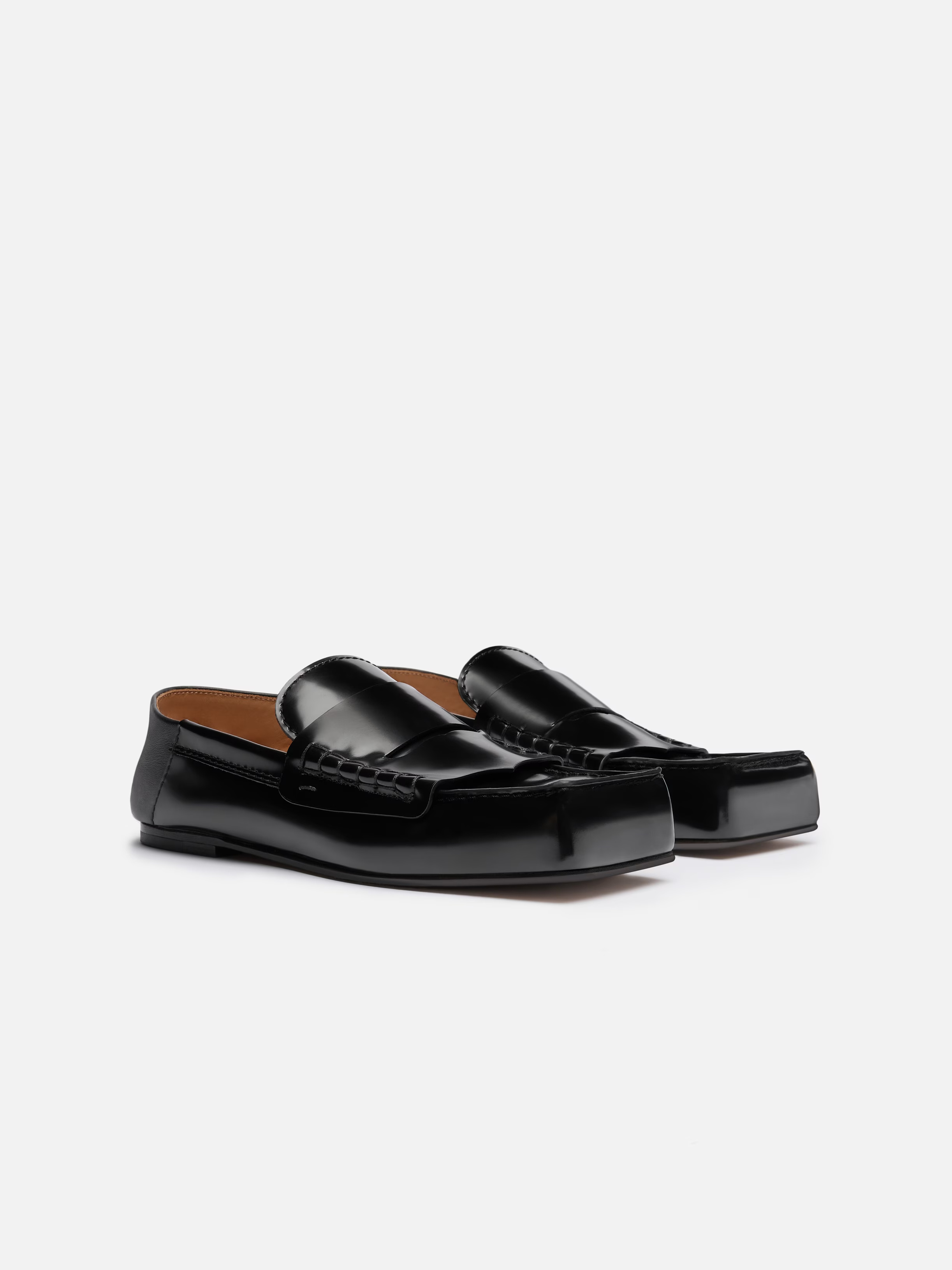 Jacquemus Les Mocassins Carre Shoes In Black