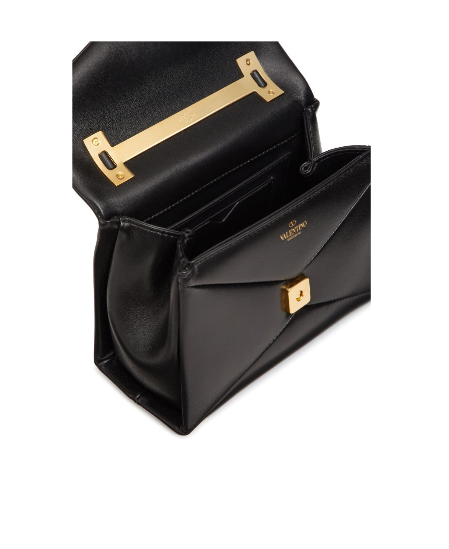 Valentino Mini One Stud Tote Bag In Black