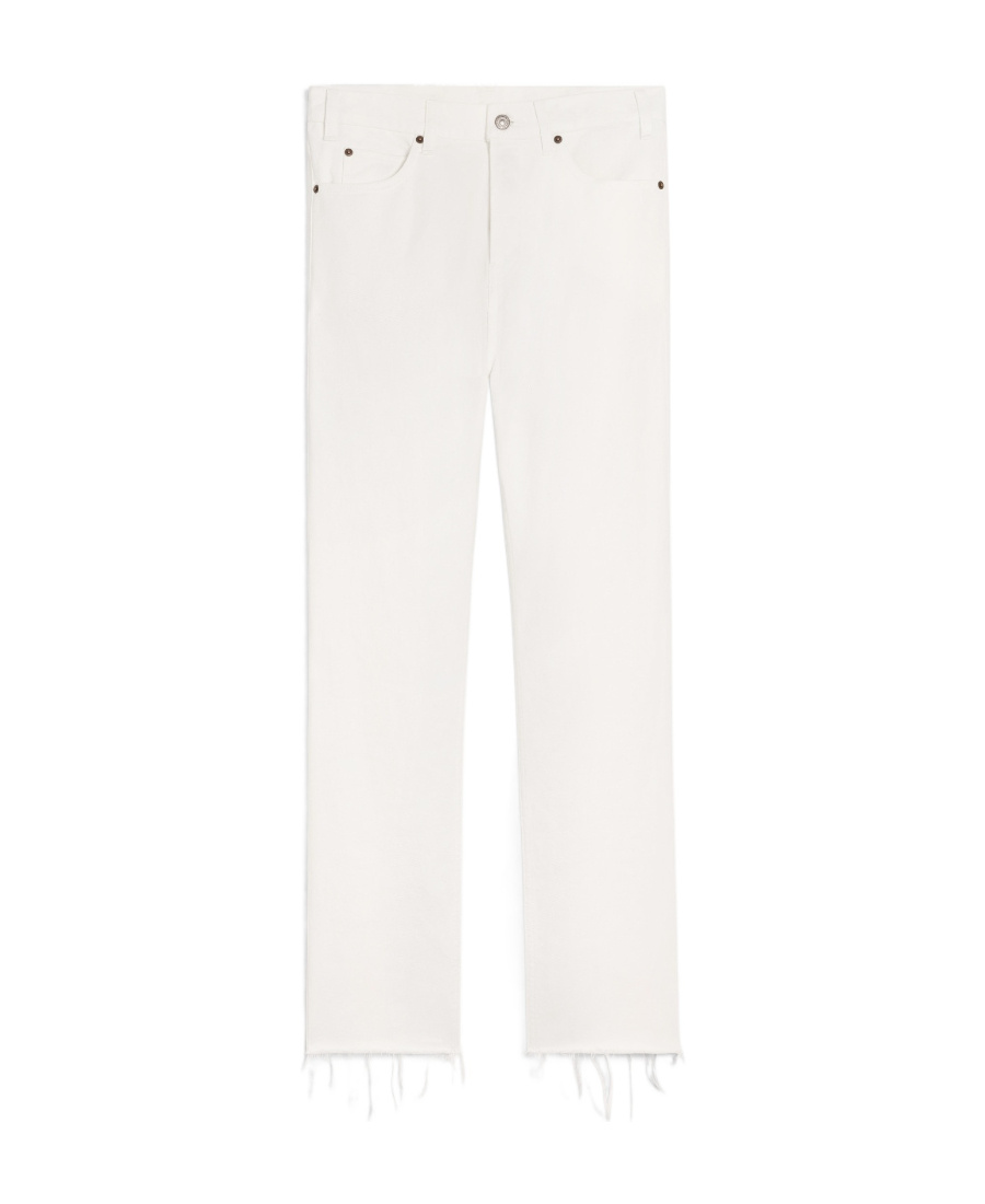Celine Straight Jeans In White