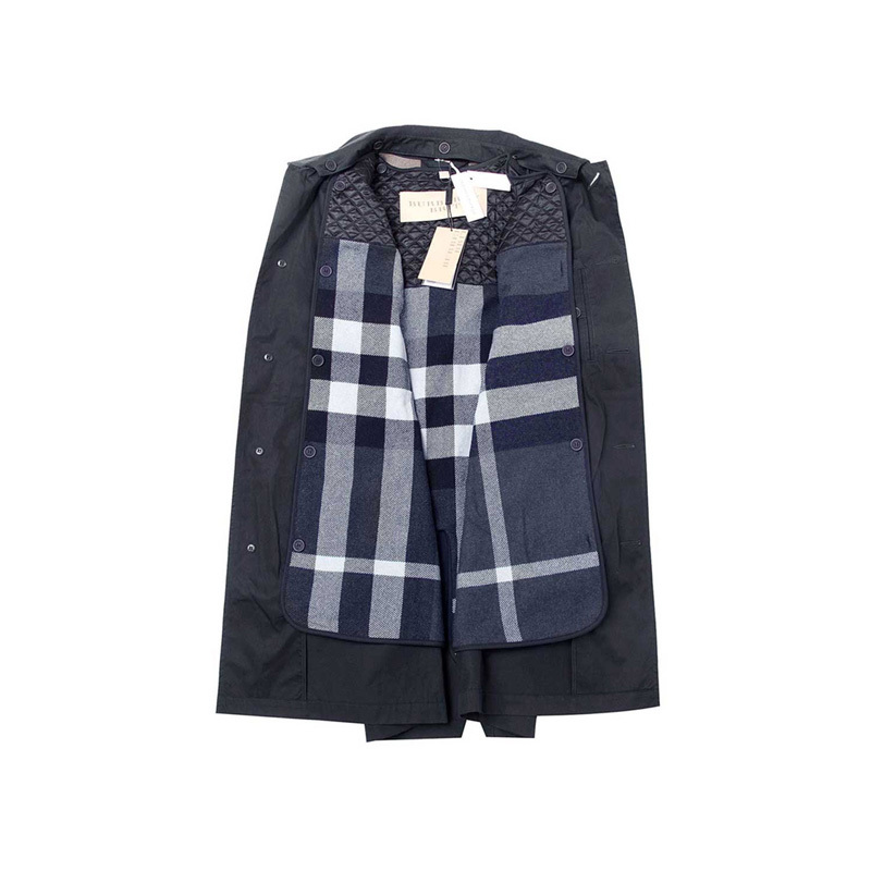 Burberry Inner Detachable Coat In Gray
