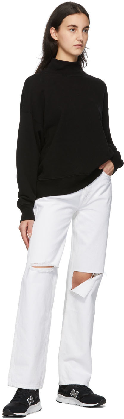 Re/done Make Old Jeans With A High Waist In White