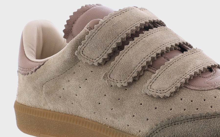 Isabel Marant Round Toe Low-top Casual Shoes In Gray
