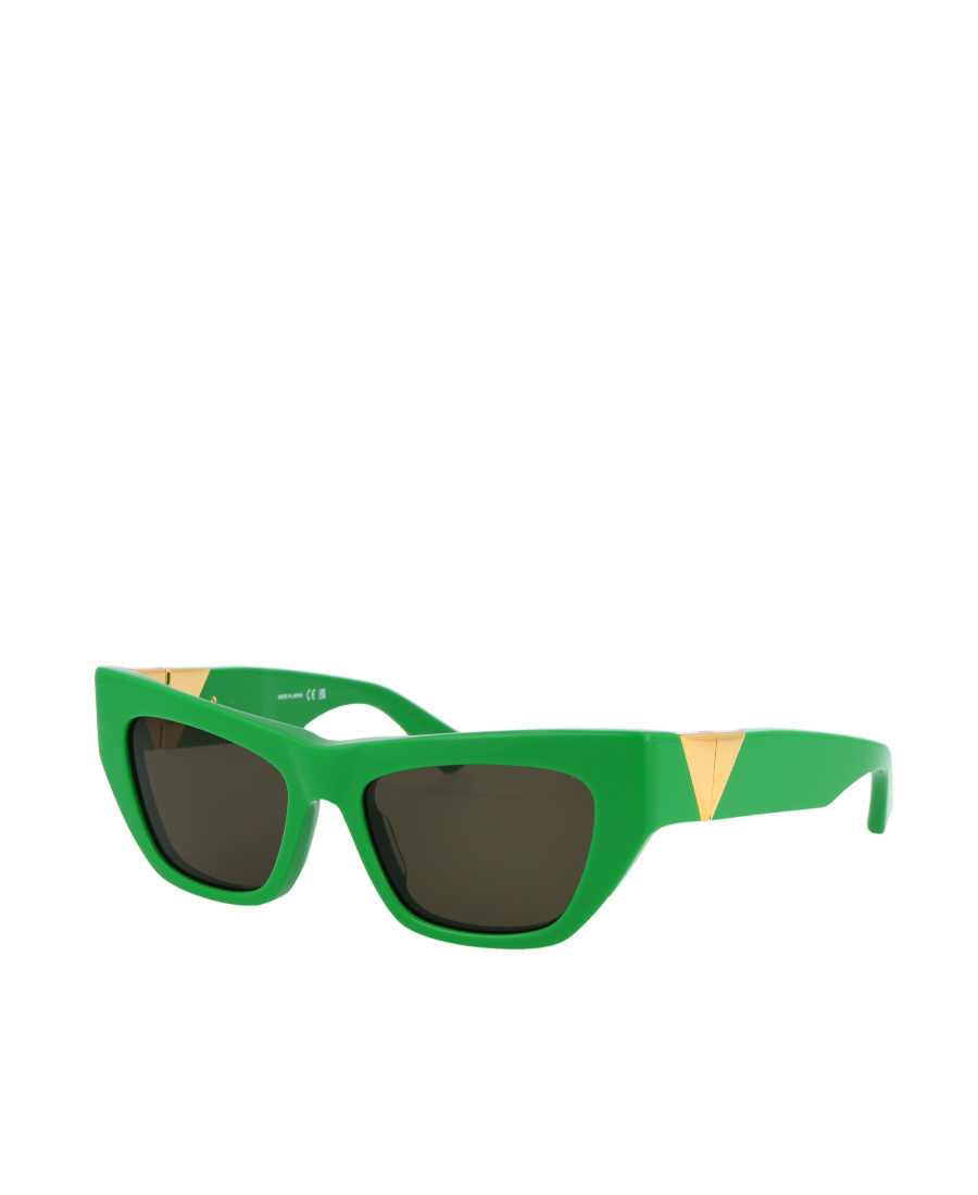 Bottega Veneta Cat-eye Style Frame Sunglasses In Black