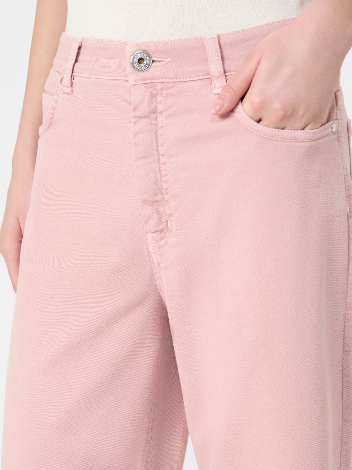 Weekend Max Mara Womens Medina Long Trouser Jeans In Pink