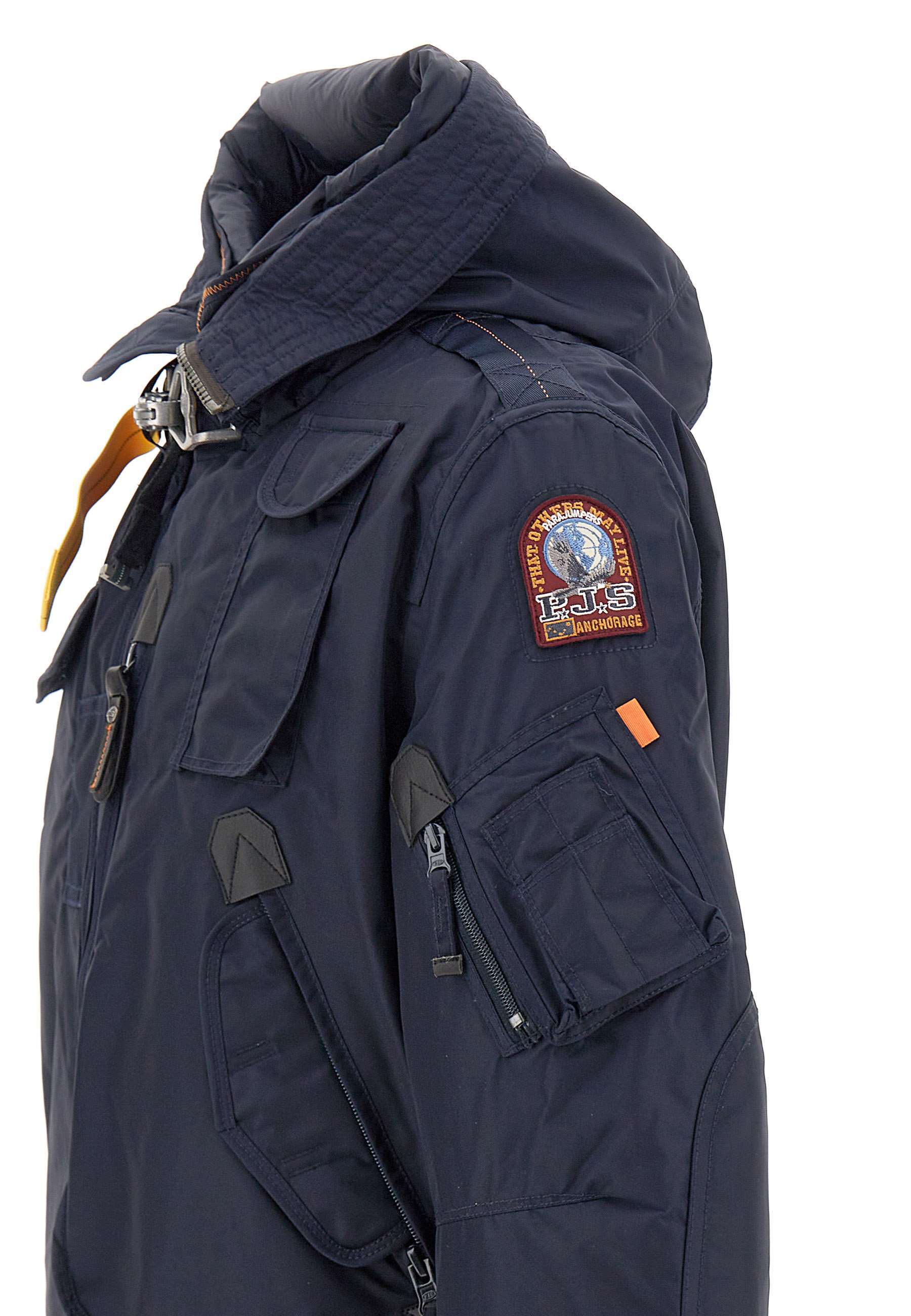 Parajumpers Long-sleeved Hooded Casual Jacket In Black