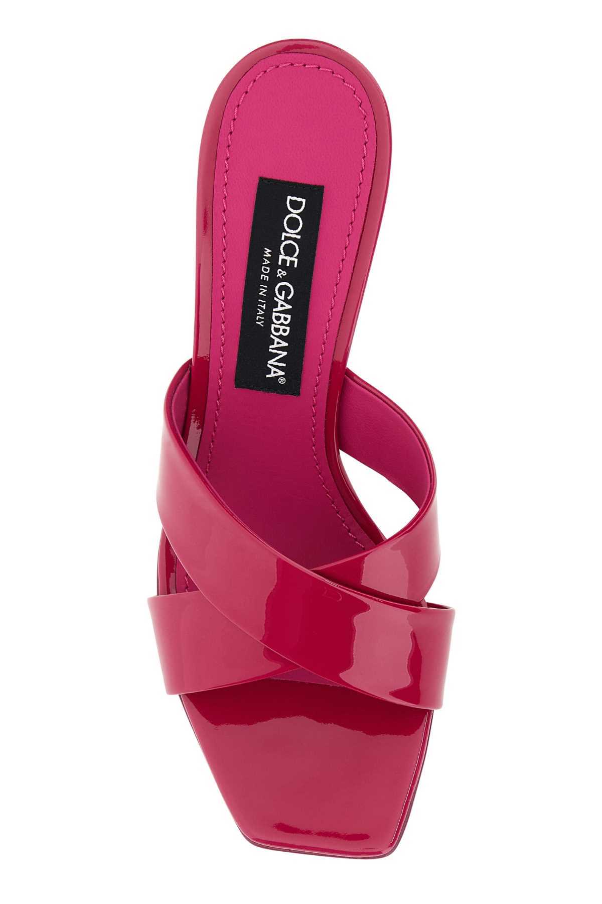 Dolce & Gabbana 3.5 75mm Dg-heel Sandals In Red
