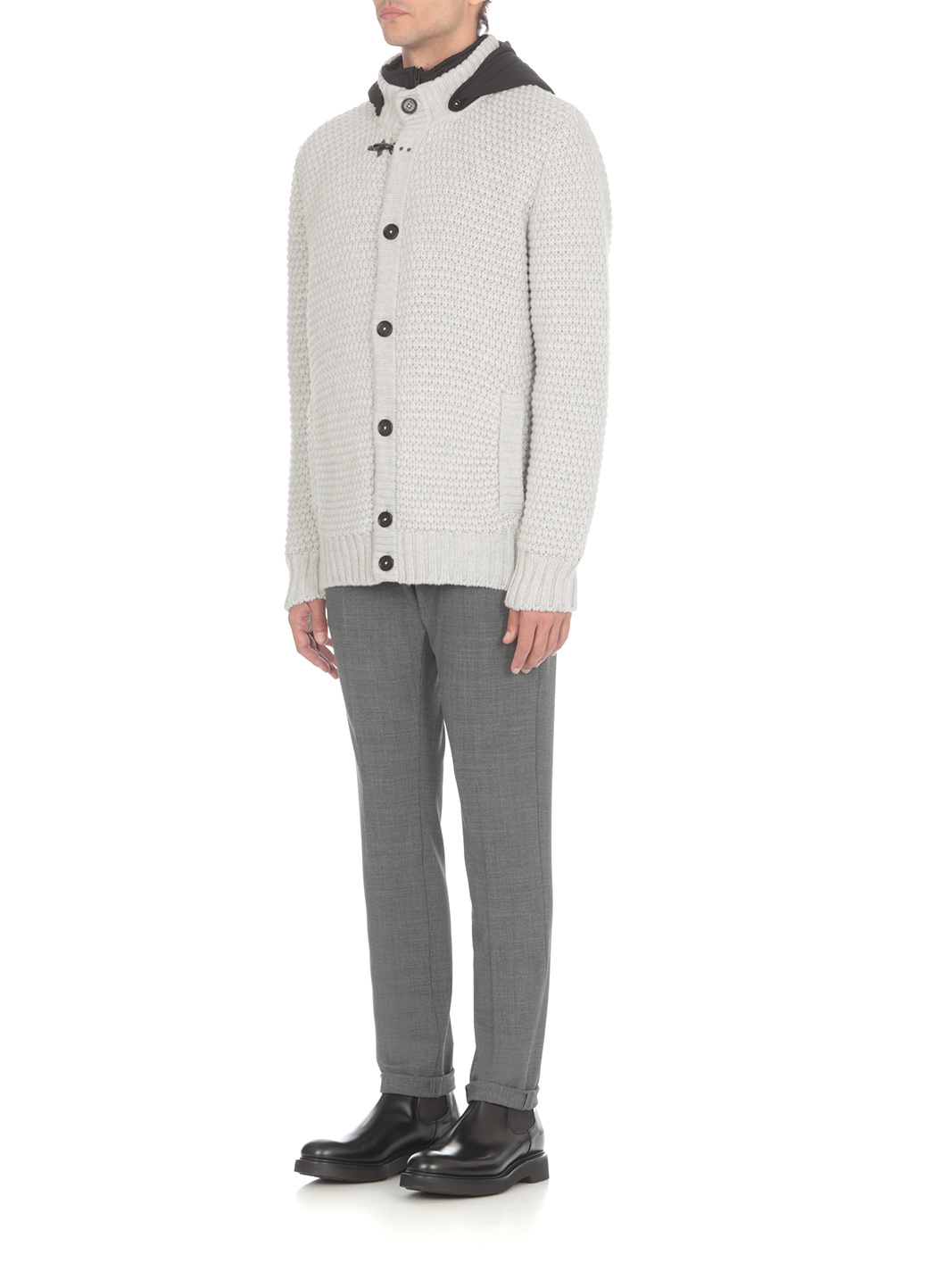 Fay Knit Jacket In White